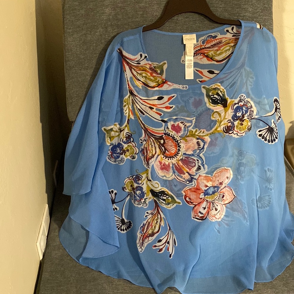Chico’s Sheer Blouse